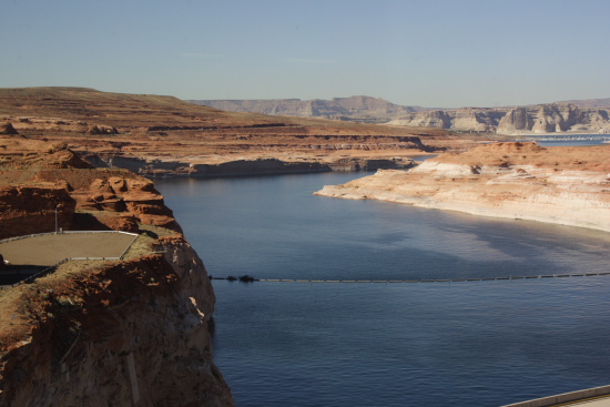 Lake Powell From Visitors Center Window