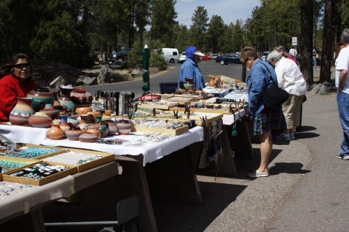 Sales Tables at the overlook