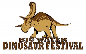 Big Water Dinosaur Festival Logo