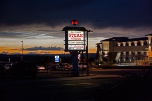 Entrance to Glen Canyon Steakhouse