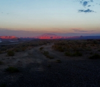 Sunset Navajo Mountain